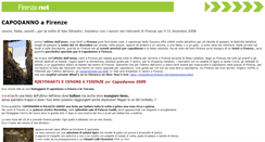 Desktop Screenshot of capodanno.firenze.net