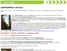 Tablet Screenshot of capodanno.firenze.net